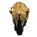 Gold Plated Black Elephant-Terracotta